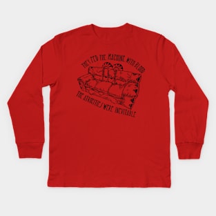 Garf Atrocities Kids Long Sleeve T-Shirt